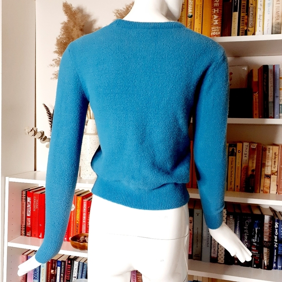 Wilfred Free Small Long Sleeve Blue Sweater P5669 - Picture 3 of 8